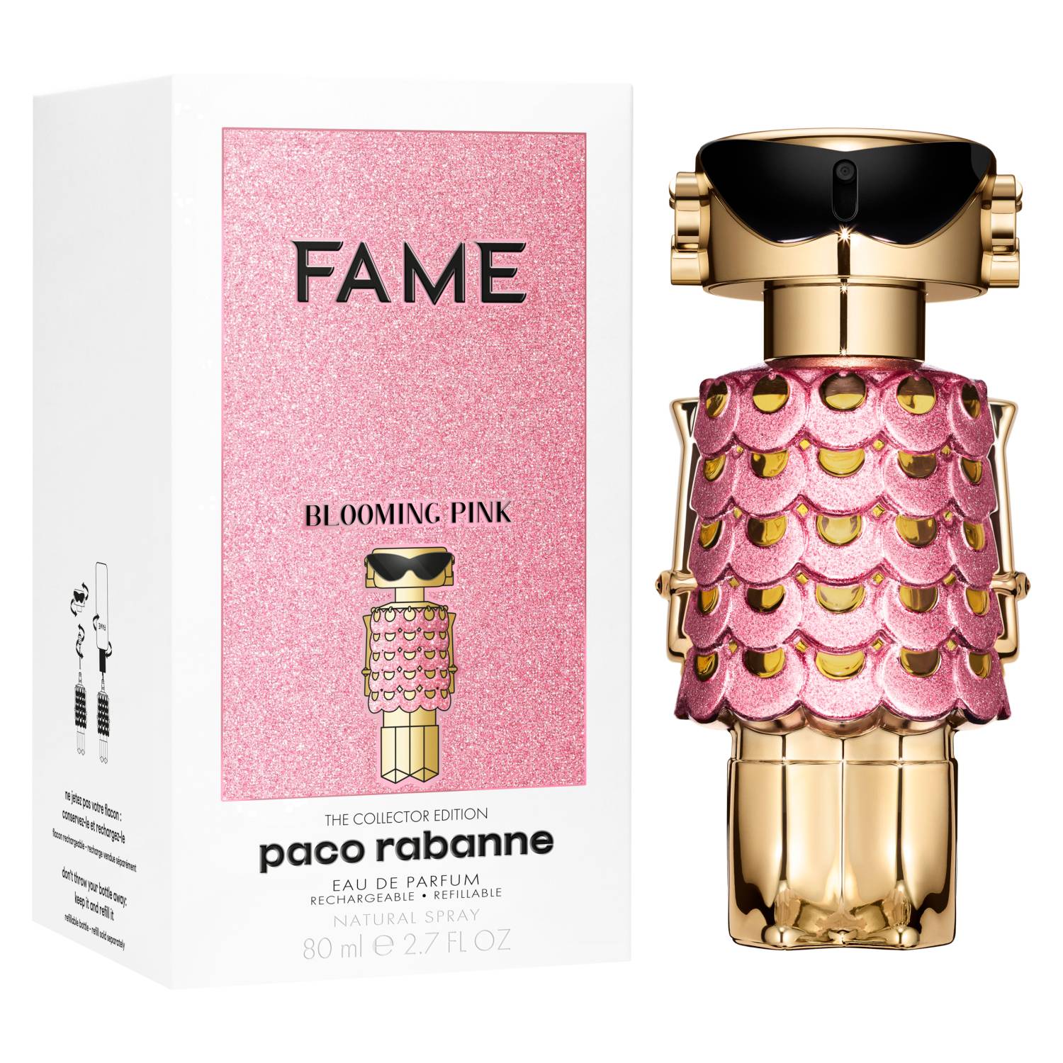 PACO RABANNE - "Fame Blooming Pink" EDP Mujer 80 ml - VyP Perfumería