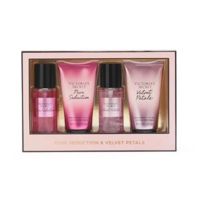Set Crema y Colonia Pure seduction & Velvet Petals (Rosado)