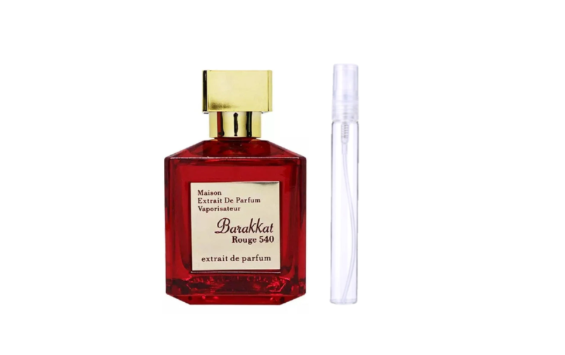 FRAGRANCE WORLD – “Decant Barakkat Rouge 540” Extrait De Parfum Unisex 5 ml