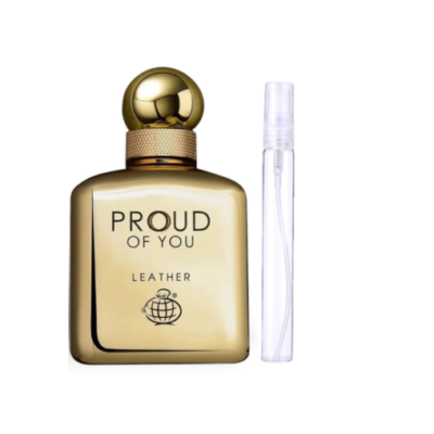 FRAGRANCE WORLD - "Decant Proud of You Leather" EDP Hombre 5 ml