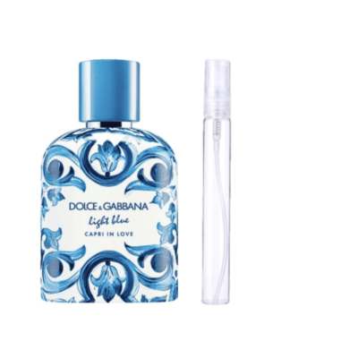 DOLCE & GABBANA – “Decant Light Blue Capri in Love Pour Homme” EDP Hombre 5 ml